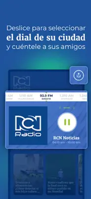 RCN Radio Oficial android App screenshot 2